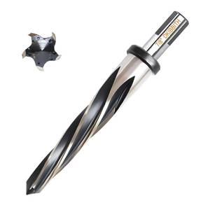 lot 2439 image: 78 Bridge Construction Reamer Drill Bit, M2 HSS Taper Chucking Reamer for Steel Alloy Metal Wood Plastic, 12 Non-Slip Shank, 5-Spiral Flutes Car Reamer, to Align or Enlarge Holes, 22mm
