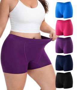 lot 2462 image: YESWEL Womens Incontinence Boyshort Underwear, 4 fl oz Multicolor 5 Pack (5, MulticolorA, XXX-Large)