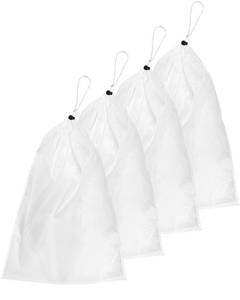 lot 8066 image: sousac 4 Pcs Pool Fine Mesh Filter Bags, Pool Replacement Net Vacuum Bags with Locking Cord, Pool Cleaner Bags Suitable for Pools Aquariums Ponds Collecting Leaves and Debris (Small)