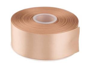 lot 8068 image: AVANAVA 2 Inch Wide Double Face Satin Ribbon - 50 Yards (835-Tan)