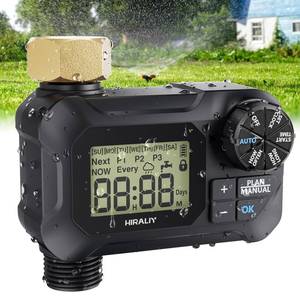 lot 8074 image: HIRALIY Water Timer for Garden Hose, Brass Connector