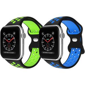 lot 8098 image: BXKM Sport Band for Apple Watch 38-49mm 2-Pack