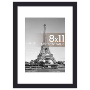 lot 8101 image: Upsimples 8x11 Picture Frame, Black