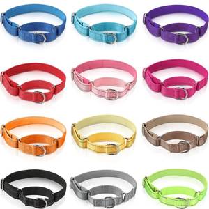 lot 9841 image: Cunno 12 Pack Martingale Collar for Dogs Reflective Dog Collars, Large