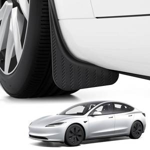 lot 9873 image: BASENOR for Tesla Model 3 Highland Mud Flaps 2024-2026
