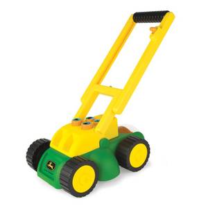 lot 9880 image: Tomy John Deere Electronic Lawn Mower, Toy for Kids
