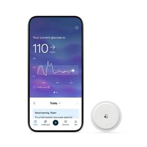 lot 10234 image: Lingo Continuous Glucose Monitor (CGM). 247 Glucose Tracking