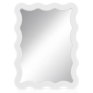 lot 10253 image: Leinuosen 1 Pcs Magnetic Locker Mirror 5x7 Real Glass,White