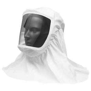 lot 10302 image: Full Face PAPR Hood with Integrated Head Suspension, Sealed Protective Respirator Hood for Powered Air Purifying System, Anti-Dust Lightweight Respirator Parts for Painting, Chemical, Industrial Use
