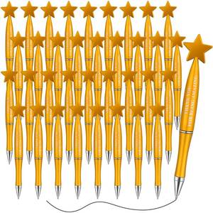 lot 10318 image: Yeaqee 36 Pcs Inspirational Funny Ballpoint Pens Bulk, Gold