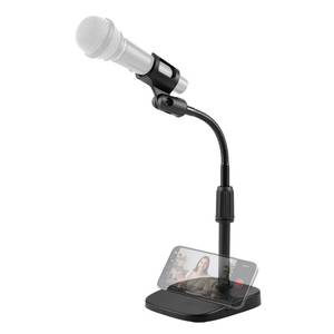 lot 10321 image: Desktop Mic Stand w Flexible Gooseneck,Multi-Use Desktop Microphone Holder