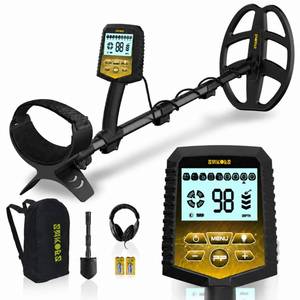 lot 10323 image: SAKOBS Metal Detector for Adults, Professional Foldable Waterproof Metal Detector with 11 IP68 DD Coil, Backlit LCD Target ID, 12.8 Deep Search Gold Detector, Lightweight Beach Metal Detector