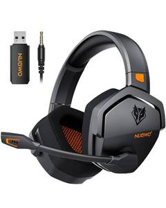 lot 11442 image: NUBWO G06 Wireless Gaming Headset, Orange
