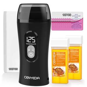 lot 11448 image: CENYEDA Digital Roll-On Wax Warmer Kit with Cartridges