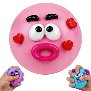lot 12372 image: Sapathel Dog Face Squishy Fidget Toy Pink