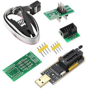 lot 12384 image: CH341A USB Programmer with SOP8 Clip and Adapters