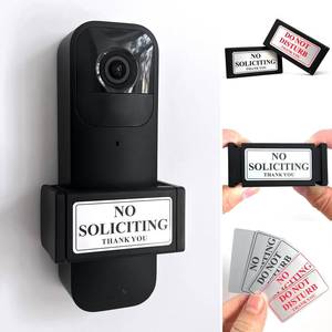 lot 12386 image: Allicaver Do Not Disturb Door Signs 2-Pack