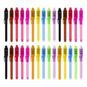 lot 12404 image: EODVICS 30-Pack Invisible Ink Spy Pens with UV Light