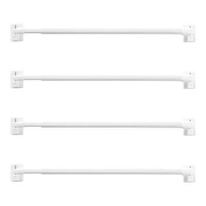 lot 12412 image: RYB HOME Adhesive Curtain Rod No Drill 4 Pack