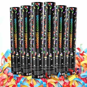lot 13718 image: Hapyfmshi 6 Pack Streamer Confetti Cannon