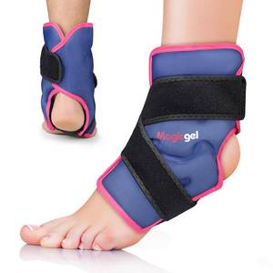 lot 14412 image: Magic Gel Ankle Ice Pack Wrap for Swelling, Reusable Ice Packs for Ankle Injuries, Flexible Hot & Cold Packs, Foot Ice Pack Wrap Ice Socks for Sprained Ankle, Achilles Tendonitis & Fasciitis Relief
