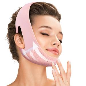 lot 14436 image: Juskaa Reusable V Line Lifting Mask with Chin Strap, M
