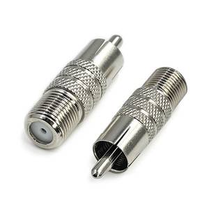 lot 14440 image: Seyugopti F Female to RCA Male Coaxial Adapter 2 Pack