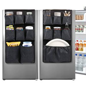 lot 14449 image: Lafulling Over-the-Fridge Storage Organizer
