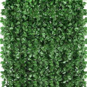lot 17469 image: ZYIGYI Artificial Ivy Leaf Garland 720 Feet 96 Pack