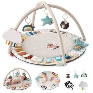 lot 17478 image: Blissful Diary Baby Play Gym with 5 Development Zones