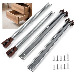 lot 17538 image: FUNUCURR Drawer Slides Center Track 16 Inch 2 Pack