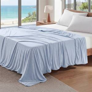 lot 17540 image: Bedsure Cooling Blanket King Size 108x90 Celestial Blue