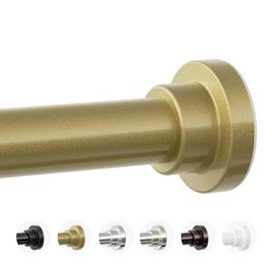 lot 17551 image: Mcrbeay Shower Curtain Rod 1 Diameter Tension