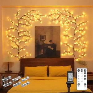 lot 17580 image: Probapro Willow Vine Fairy Lights 7.5ft 144 LED