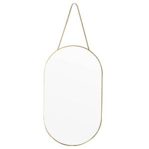 lot 17581 image: ZYGNHMO Gold Oval Mirror with PVC Frame 9.2x15.9