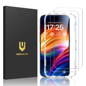 lot 18384 image: UNBREAKcable Screen Protector 2-Pack iPhone 15