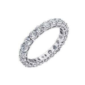 lot 18389 image: Amazon Essentials Sterling Silver Cubic Zirconia Eternity Band Ring Size 7