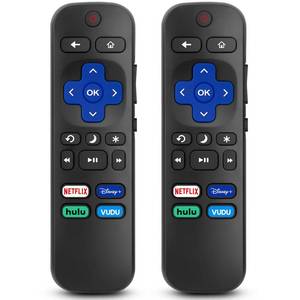 lot 18401 image: EWOs 2-Pack Remote Control for Roku TVs