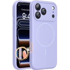 lot 18434 image: Miracase Magnetic Liquid Silicone Case for iPhone 17 Pro