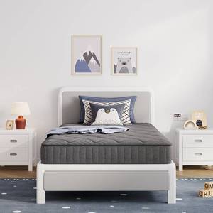lot 19777 image: Avenco 6 Inch Twin Mattress, Medium Firm Hybrid Mattress in a Box