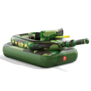 lot 19785 image: QPAU Tank Pool Float with Water Cannon, Pool Floats for Adults and Kids