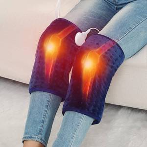 lot 19826 image: Heated Knee Wrap - 2 Pcs Hands-Free Electric Heating Pad for Knee Pain Relief, Arthritis & Knee Fatigue, Fast Heating with Adjustable Temperature 86�� to 158�� & 10-90 Min Auto-Off