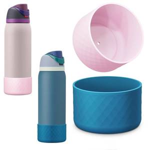 lot 20251 image: Yoelike Silicone Water Bottle Boot for Owala 24 oz 32 oz 40 oz, 2PCS Anti-Slip Protective Sleeve for FreeSipTwistFlip, Watter Bottle Accessories, Bottom Bumper Cover, Dishwasher safe, BPA Free