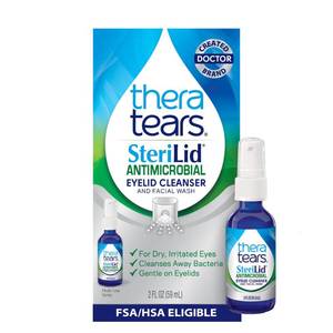 lot 20255 image: TheraTears SteriLid Antimicrobial Eyelid Cleanser and Face Wash, 2 Fl Oz