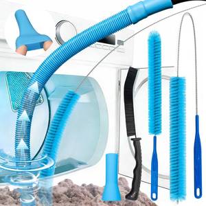 lot 20256 image: Dryer Vent Cleaner Kit,5 Piece Universal Vent Cleaner with Vacuum Attachment,Dryer Lint Brush, and Hose for Clothes Dryer-Lint Trap Cleaning Tool for Combo Washer Dryer Cleaning Kit