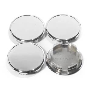 lot 20257 image: GTOWNWORKS Open End Plus Plug Center Caps for Trailer RV Replacement EZ Lube Cap, 2.22in, Chrome, 4PCS