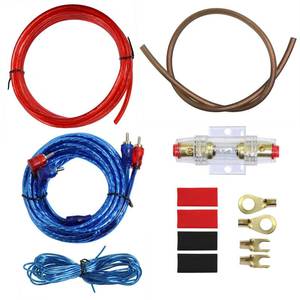 lot 20258 image: 10 Gauge Car Amp Wiring Kit ��Welugnal A Car Amplifier Install subwoofer Wire Wiring Kits Helps You Make Connections and Brings Power to Your Radio, Subwoofers and Speakers Amp Power Wire