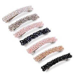 lot 20259 image: 7 PCS Sparkly Glitter Hair Clips Elegant Rhinestone Hair Barrettes for Women Fine Hair Fancy Crystal Bling Hair Clips for Women and Girls by Yerpkefey