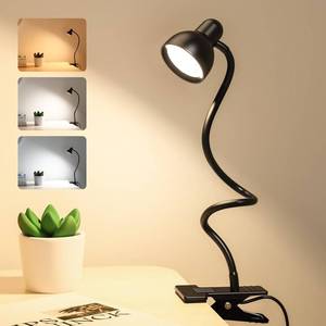 lot 20280 image: Uchoiceme Clip on Light Reading Light for Bed 3 Color Modes Black