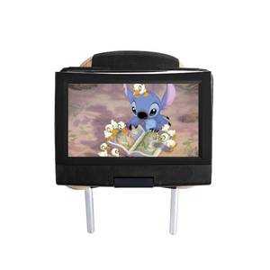 lot 20329 image: Hikig DVD Player Headrest Mount Holder - Portable DVD Player Mount for Car Back Seat Headrest - Swivel & Flip - 7 to 11 Inch